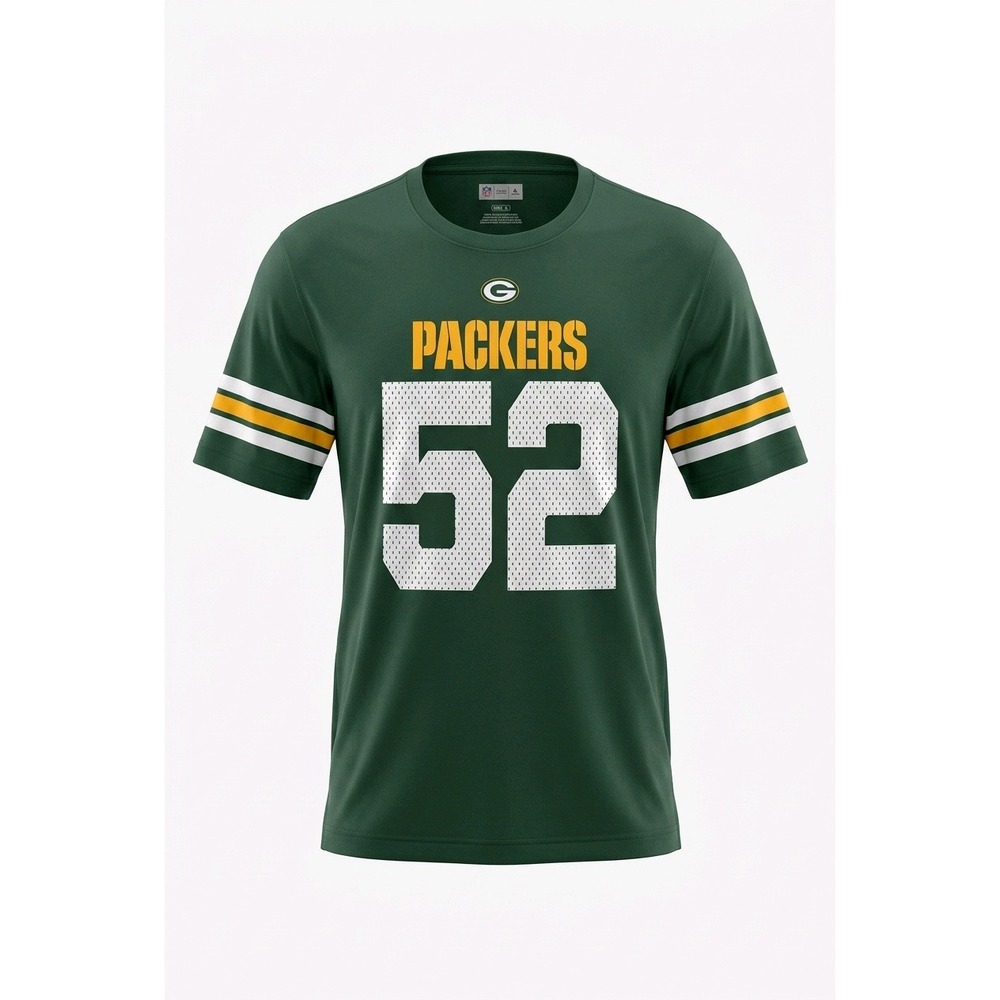 NFL Team Apparel Green Bay Packers Clay Matthews 52 Jersey Shirt Mens XL Green